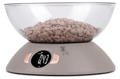 Image de Balance De Cuisine Avec Bol Berlinger Haus Bh-9616 Taupe