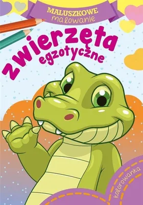 Produktbild von ISBN Maluszkowe malowanie Zwierzęta egzotyczne, Polski, Broszurowa okładka, 16 stron(y)
