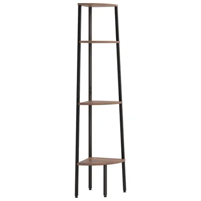Zdjęcie produktu dla VidaXL 336392, Czarny, Brązowy, Stal, Drewno, 10 kg, 40 kg, 455 mm