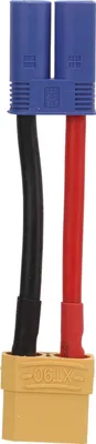 Produktbild von XT90-Buchse auf EC5-Stecker, 12 AWG-Drahtstecker-Adapter für RC-Car-Flugzeugmodell 3,9 Zoll