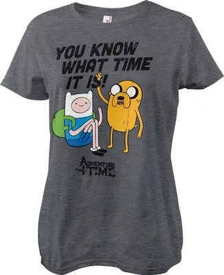 Produktbild von It's Adventure Time Girly Tee - X-Large - DarkHeather