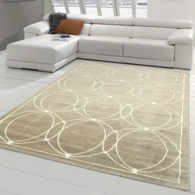 Immagine prodotto di Tappeto orientale con ornamenti sottili | interno ed esterno | beige Dimensioni - 120x170 cm