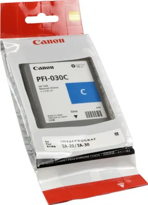 Produktbild von Canon PFI-030C, Cyan, Tinte auf Pigmentbasis, 55 ml, 1 Stück(e)