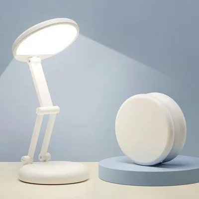 Image de Lampe de table LED - Lampe rechargeable portable pour la chambre à coucher et le bureau