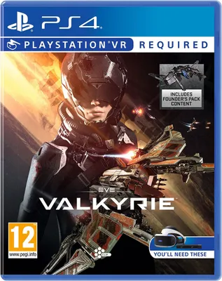 Produktbild von Sony Eve Valkyrie, PS VR, PlayStation 4, Schütze, Multiplayer-Modus, T (Jugendliche), Virtual Reality (VR)-Headset erforderlich