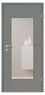 Produktbild von Mosel Zarge Weiß RAL 9003, 17 mm Verstellbereich, CPL Zarge mit Designkante, Hochweiße Türzarge, Stoßfeste Laminatoberfläche, Pflegeleichte Türzarge für Zimmertüren