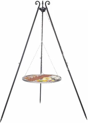 Image de Grille en acier inoxydable sur Trépied-Ø 70cm--