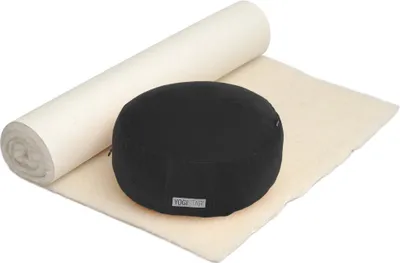 Produktbild von Yoga-Set Comfort Edition - Meditation natur 100 x 200 cm
