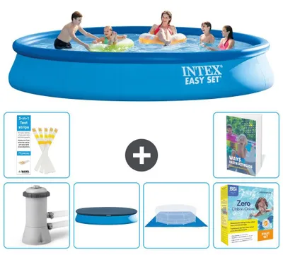 Zdjęcie produktu dla Basen Easy Set okrągły – 457 x 84 cm – 7-częściowy  S198