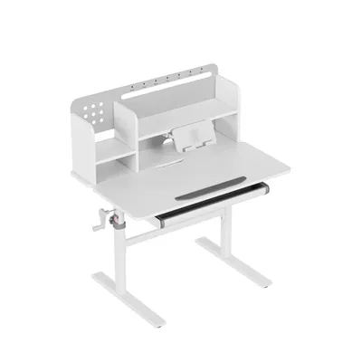 Produktbild von MARK ADLER Study 5.0 | Ergonomischer Schreibtisch für ein Kind | Schreibtischhöhe verstellbar von 56 bis 75 cm | Grau