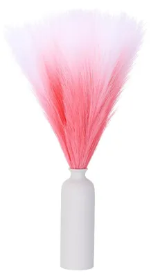 Kunst-Pampasgras 6 Stück, 45 cm, Rosa Farbverlauf