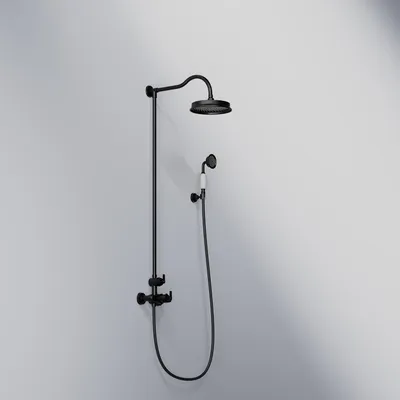 Produktbild von Steinberg Serie 350 Brauseset, komplett mit Thermostatarmatur, mit Regenbrause und Handbrause
