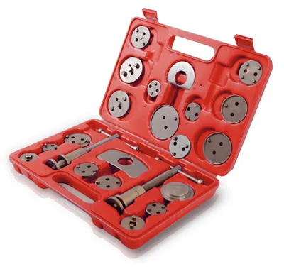 Image de Ikodm 23PC Rétorteur Rétorteur de piston de frein Kit de rétoration de piston de frein Piston de frein Frein Freins à disque