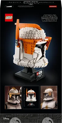 Zdjęcie produktu dla LEGO 75350 Star Wars Hełm Dowódcy Klonów Cody’ego, Kolekcjonerski Zestaw dla Dorosłych, Pamiątkowy Model, Gwiezdne Wojny: Wojny Klonów, Prezent Świąteczny i Dekoracja do Domu