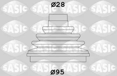 Produktbild von SASIC Faltenbalgsatz Antriebswelle Radseitig für FIAT Scudo Kastenwagen (220) 2933003
