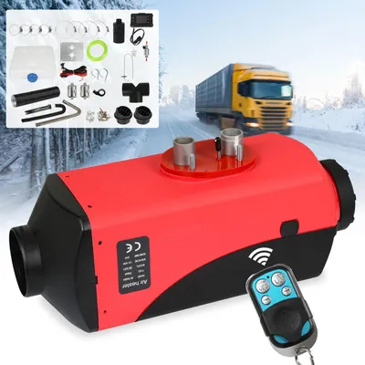 Obrázok produktu pre Vigevee dieselový stojanový ohrievač 8 kW, 12 V, s LCD displejom a diaľkovým ovládaním, 9-litrová nádrž, rozdeľovací ohrievač vzduchu pre automobily, karavany, nákladné vozidlá, obytné prívesy, na použitie v zime