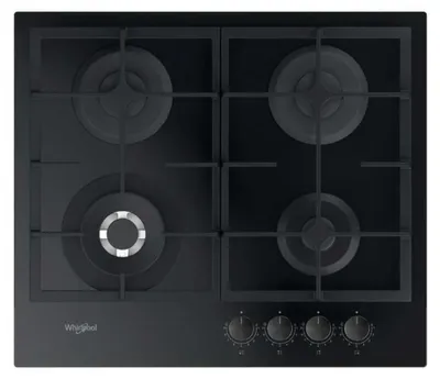 Obrázek produktu pro Whirlpool AKTL 629/NB1 hob Black Built-in 59 cm Gas 4 zone(s)