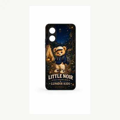 Image de Coque de protection pour Xiaomi Redmi 13C 4G, étui de téléphone avec motif noir – LUNØIR ©