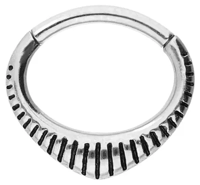 Produktbild von Ohrpiercing, Nasenpiercing, Septum Piercing Chirurgenstahl Segmentring Clicker DESIGN