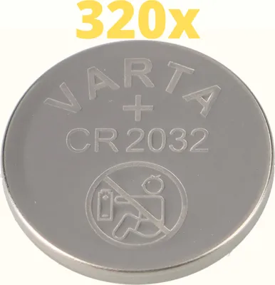 Produktbild von 320x Varta Lithium 3V CR2032-P Bulk 3V/220mA lose CR 2032