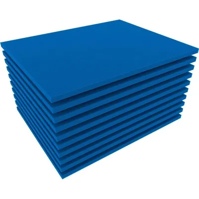 Obrázek produktu pro FS010Bblue10 10 kusů 345 mm x 275 mm x 10 mm pěnové výřezy pro shadowboard, modré