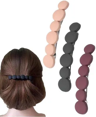 Produktbild von Damen-Haarclips, 3-teilig, für dünnes Haar, kleine Haarclips für Frauen und Mädchen