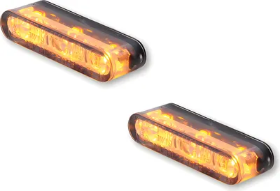 Obrázok produktu pre HIGHSIDER pro Star-MX1 Pro LED indikátor, čierne puzdro / dymovo sivá šošovka (pár), predné a zadné