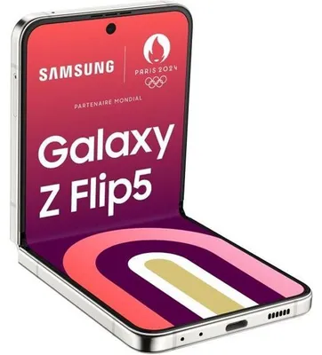 Image de Smartphone Samsung Galaxy Z Flip5 512Go Creme 5G