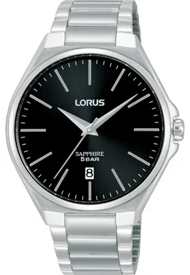 Produktbild von Herrenuhr Quarz Saphirglas 20 mm Gehäuse 5 ATM wasserdicht Datum Rs945Dx9