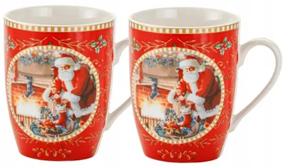 Produktbild von Domdekoracji 555-7302 Weihnachtliche Tassen Set für Zwei