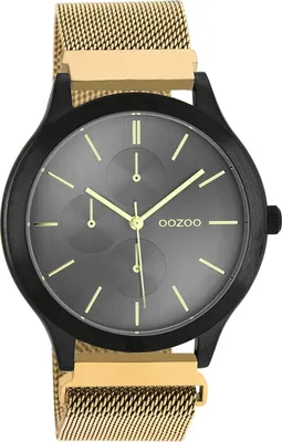 Immagine prodotto di Oozoo Orologio da polso in metallo oro Orologi da donna-uomo analogici al quarzo UOC10689