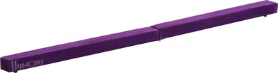 Obrázek produktu pro Kladina 210 cm skládací pro indoor i outdoor, kladina do 120 kg, fialová, ideální pro gymnastiku a trénink |