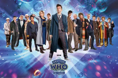Produktbild von Doctor Who Poster 60th Anniversary