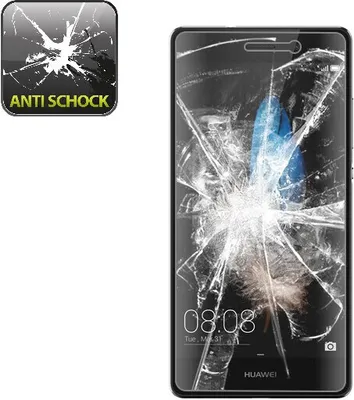Produktbild von 6x Panzerfolie für Huawei P8 Lite ANTI-SCHOCK Displayschutzfolie Folie MATT