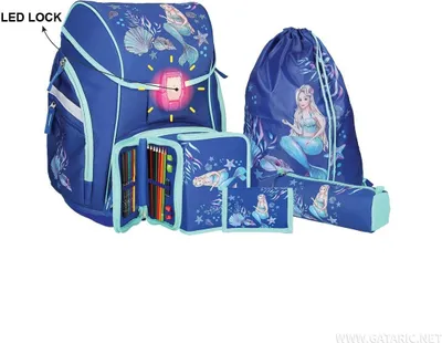 Produktbild von Fantasy Model 3-fach Federtasche Einhorn LED 10226