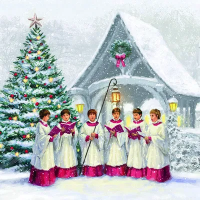 Produktbild von Weihnachten – Servietten Lunch – Napkin Lunch – Format: 33 x 33 cm –