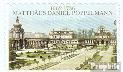 Produktbild von Briefmarken BRD (BR.Deutschland) 2012 Mi 2915 (kompl.Ausg.) selbstklebende Ausgabe postfrisch Matthäus Daniel Pöppelmann