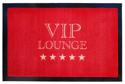 Produktbild von Fußmatte- VIP Türmatte Rot 60 x 40 cm spruchmatte, sauberlaufmatte, schmutzmatte,