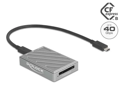 Immagine prodotto di DELOCK 40 Gbps USB Type-C Card Reader für CFexpress Typ B