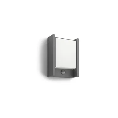Zdjęcie produktu dla Philips myGarden Kinkiet Arbour 6 W, Oświetlenie zewnętrzne ścienne, Antracyt, Metal, IP44, Patio, Ogród, II