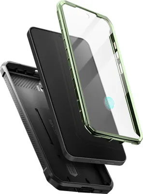 Produktbild von Supcase Einhorn Kfer Pro Fall fr Samsung Galaxy S24 - Ciemnozielone