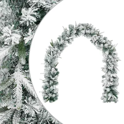 Produktbild von vidaXL Weihnachtsgirlande Weiß 270 cm PVC und PE