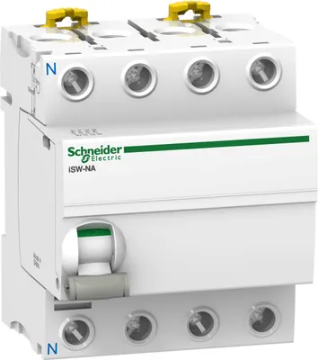 Obrázok produktu pre Schneider Electric spínací odpojovač iSW-NA, 3P+N, 100A, 400-415V AC A9S70790