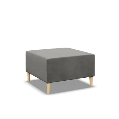 Produktbild von Pouffe-Fußhocker, wohnzimmer Sitzpouf BLANK 70x70cm, Hellgrau