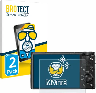 Produktbild von 2x BROTECT Schutzfolie für Sony Cyber-Shot DSC-RX100 VII / VIIA Displayschutz Displayschutzfolie Folie Matt Entspiegelungsfolie