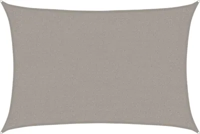 Produktbild von vidaXL Sonnensegel 160 g/m² Rechteckig Hellgrau 2x2,5 m HDPE