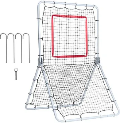 Obrázek produktu pro Odrazová síť pro více sportů - baseballový a softballový pitchback - tréninková síť 107x183 cm - tréninková síť pro sportovce
