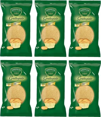 Produktbild von 6x SANSEPOLCRO Pane Grattuggiato Semmelbrösel Ideal zum Knusprigen Panieren 750g Beutel