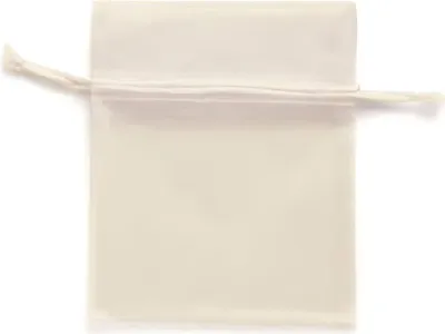 Produktbild von Glorex Organzasäckchen creme, 10 x 12,5 cm, 5 Stück