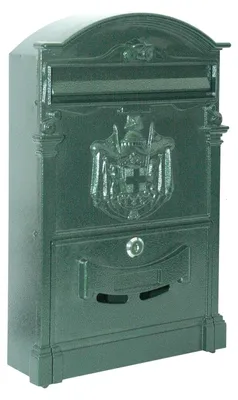 Produktbild von Briefkasten im antiken Stil, Aluminiumdruckguss, 26x9x41 cm, mit Zylinderschloss, für den Außenbereich